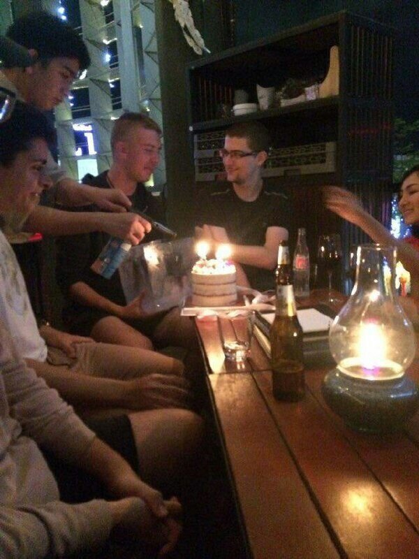 Celebrating Daniel's Birthday.